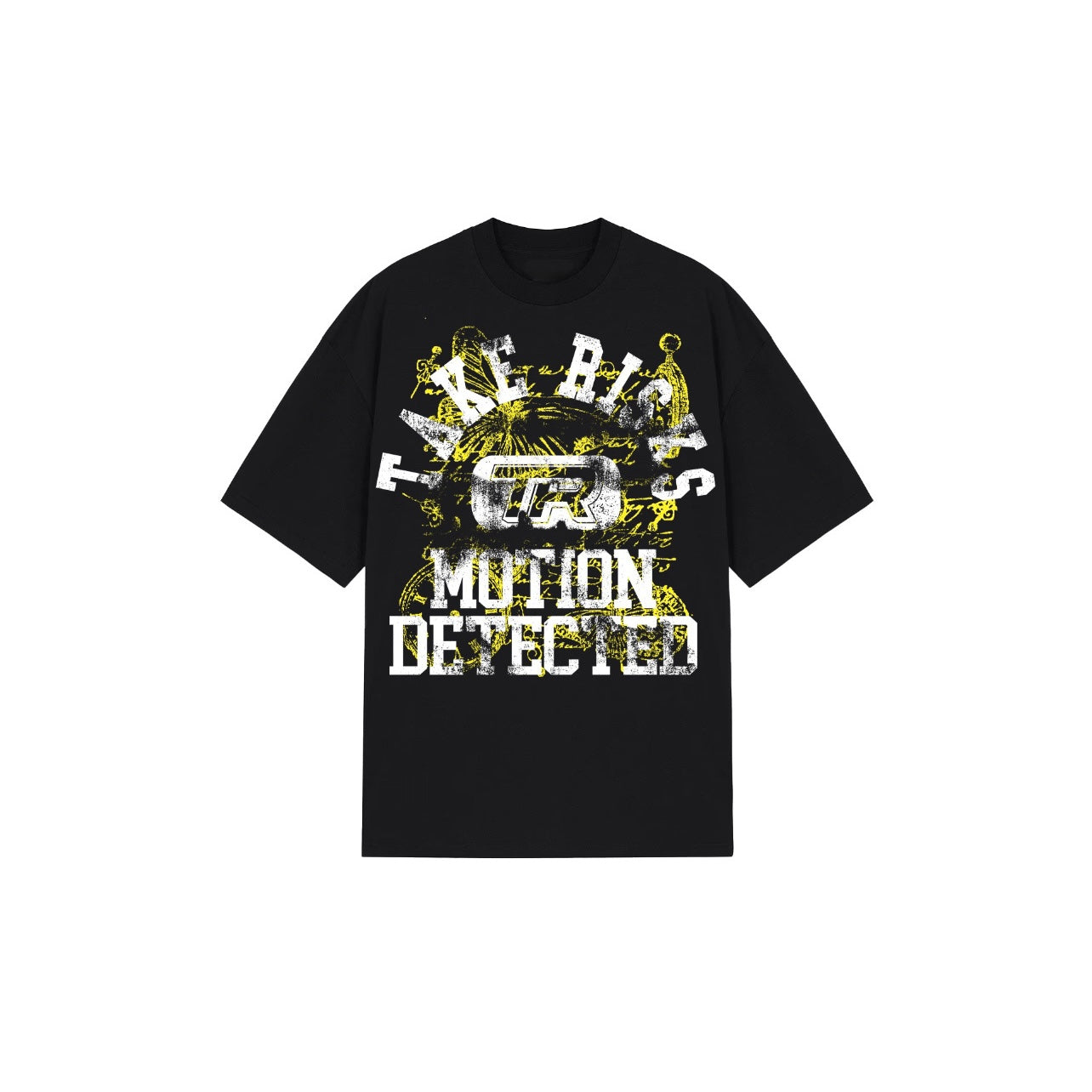 Take Risks 'Motion Detected' Black/Yellow T-Shirt