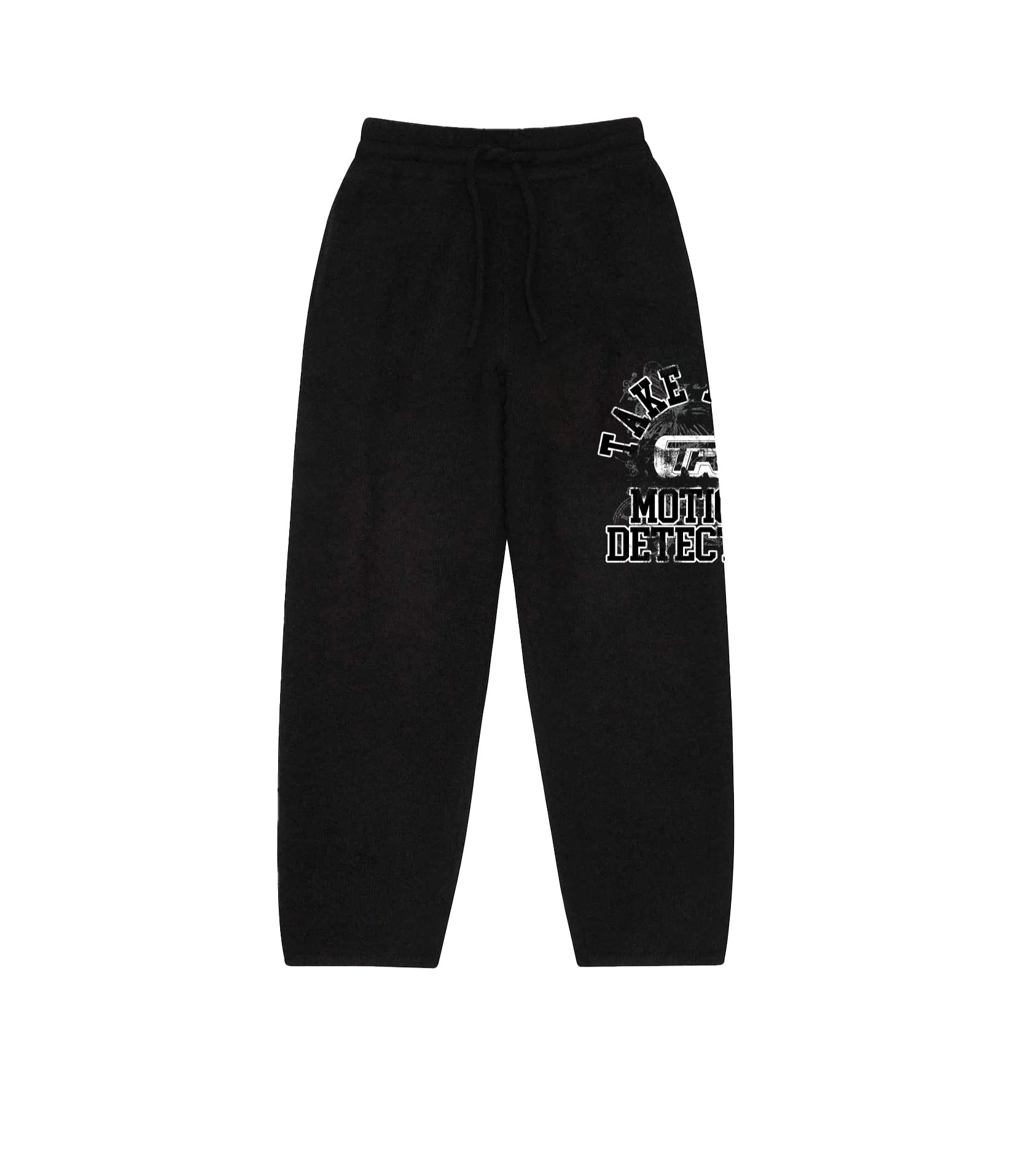 Take Risks 'Motion Detected' Black Tracksuit Pants