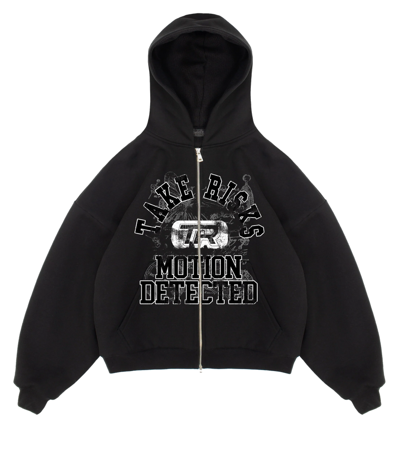 Take Risks 'Motion Detected' Black Hoodie