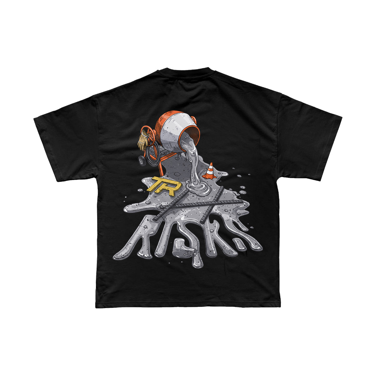 Take Risks 'Big Spill PT2' Black T-Shirt