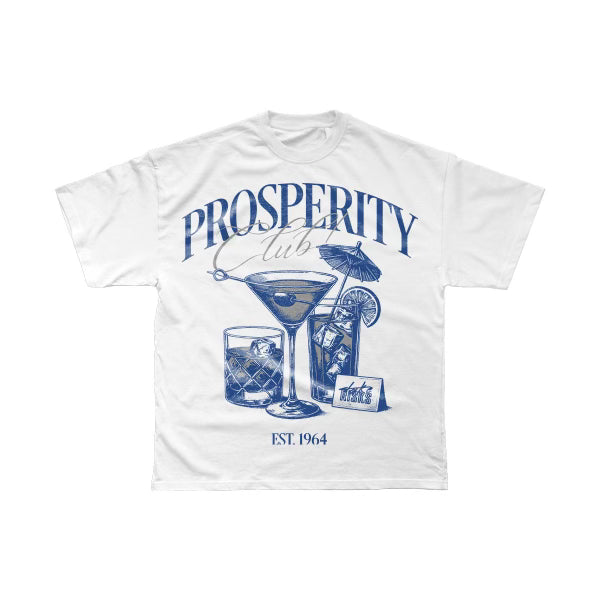 Take Risks White/Navy 'Risqué Bar' T-Shirt