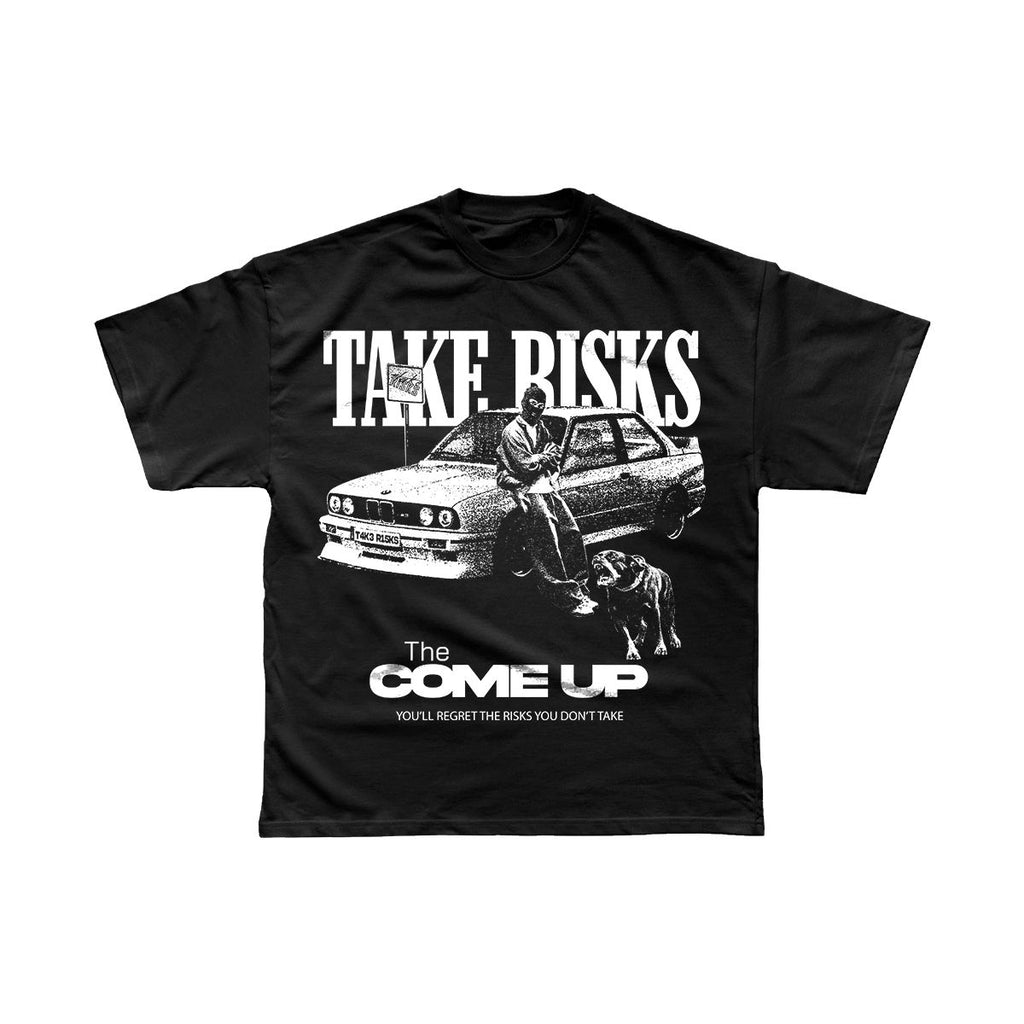 Take Risks 'The Come Up PT2' Black T-Shirt