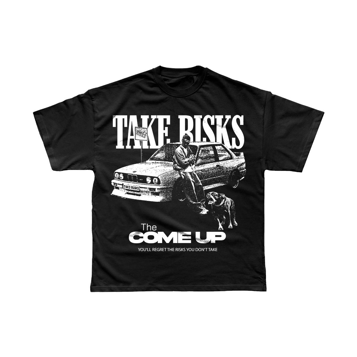 Take Risks 'The Come Up PT2' Black T-Shirt