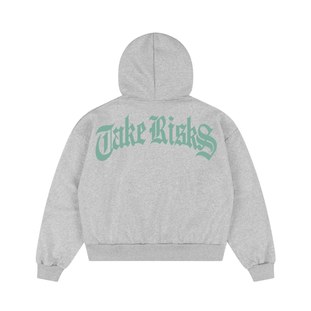 Take Risks 'Genesis' Grey/Sage Hoodie