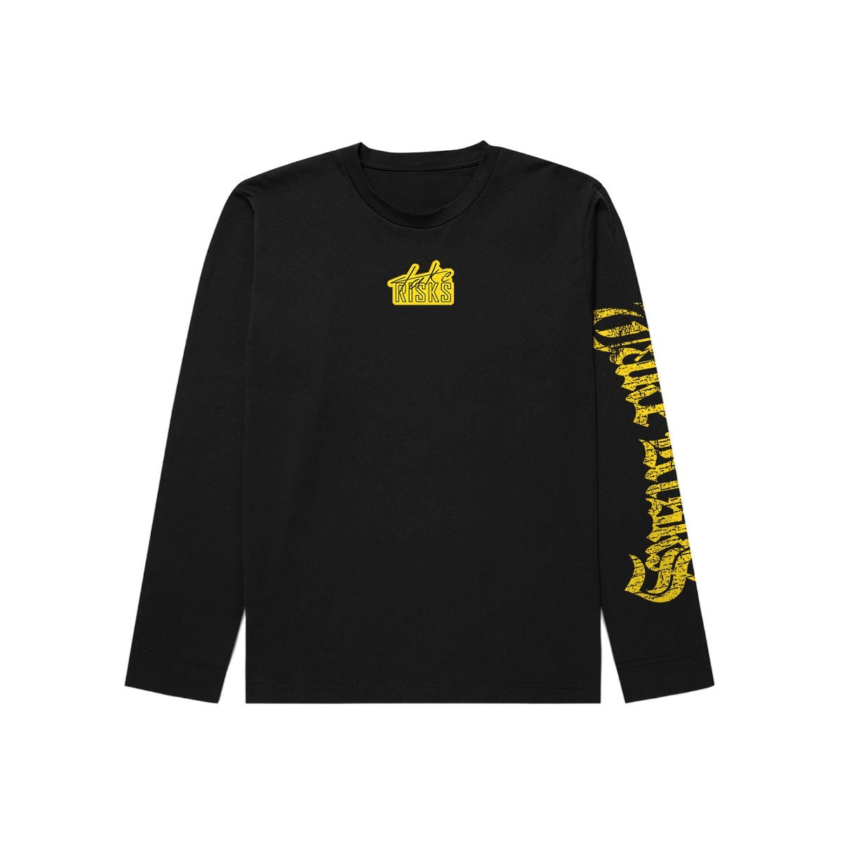 Take Risks 'Genesis' Black/Yellow Long Sleeve T-Shirt
