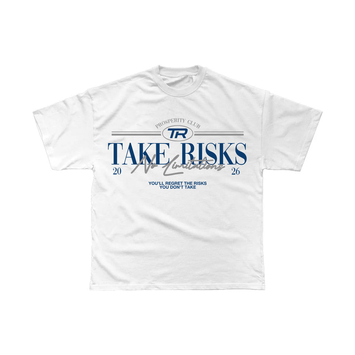 Take Risks 'No Limitations' White T-Shirt
