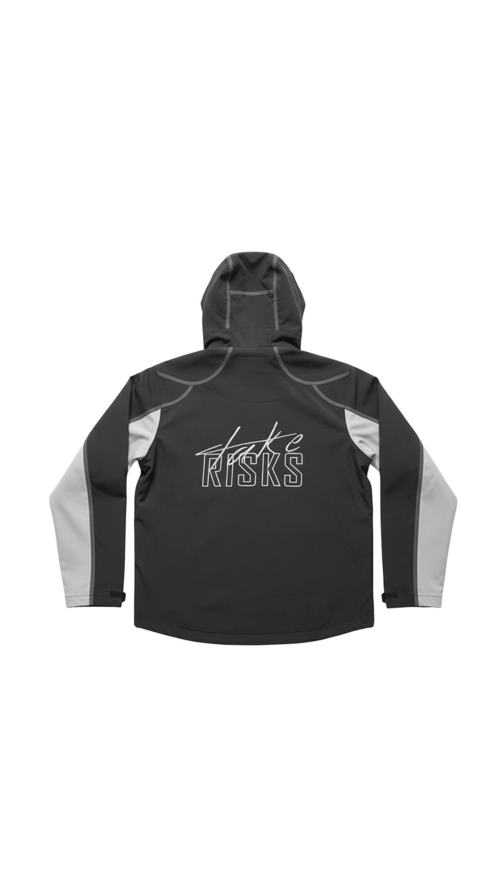 Take Risks ‘Carbon’ Black Hooded Track Top