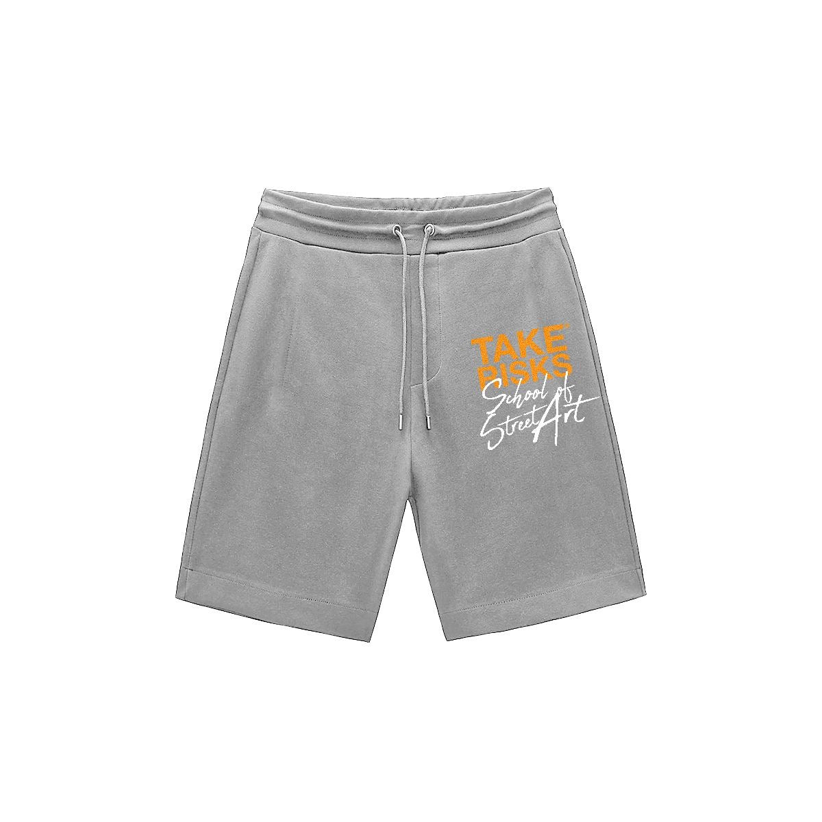 Take Risks 'School of street art part 2' Grey Shorts