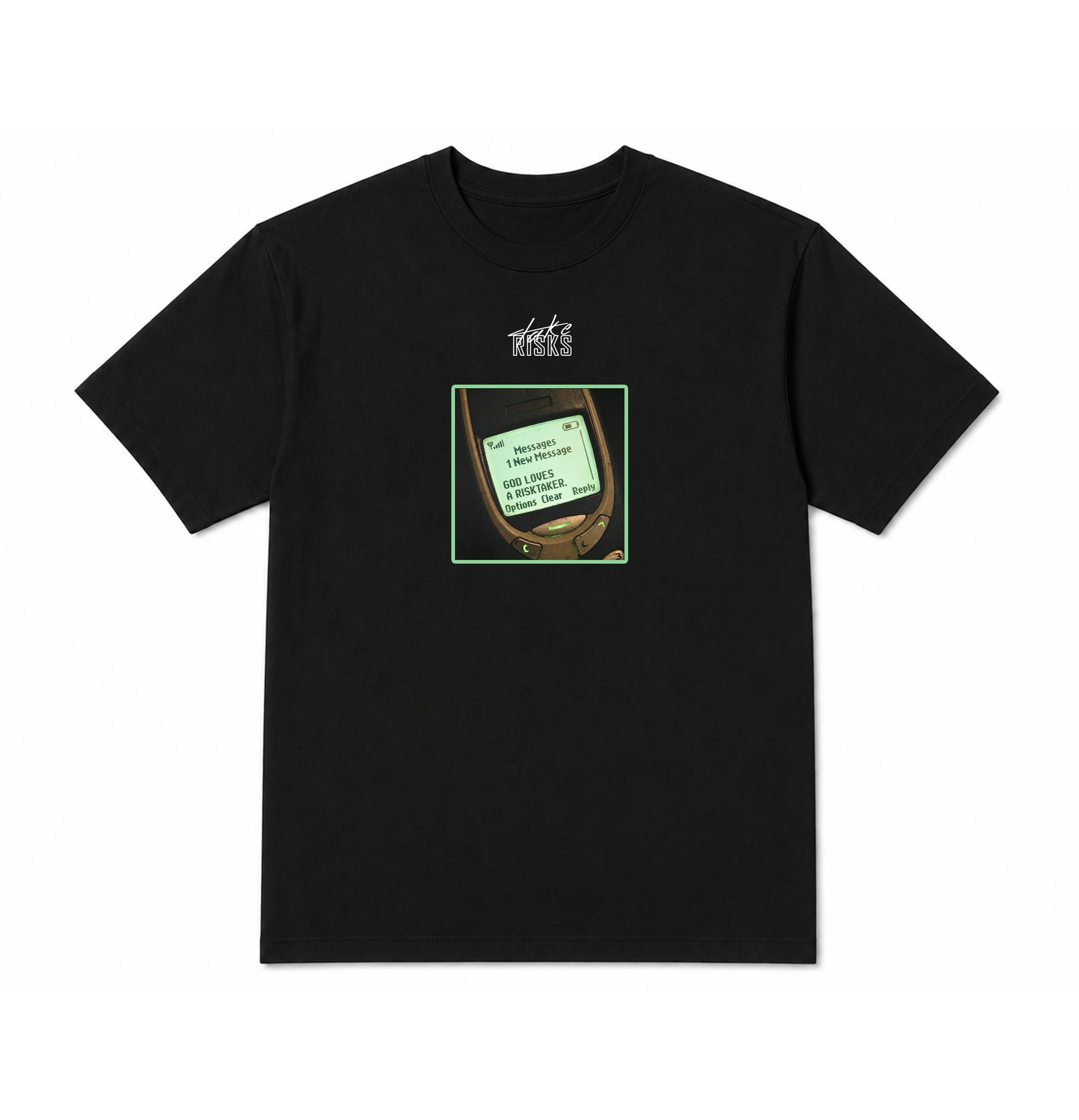 Take Risks 'N.KIA' Statement T-Shirt