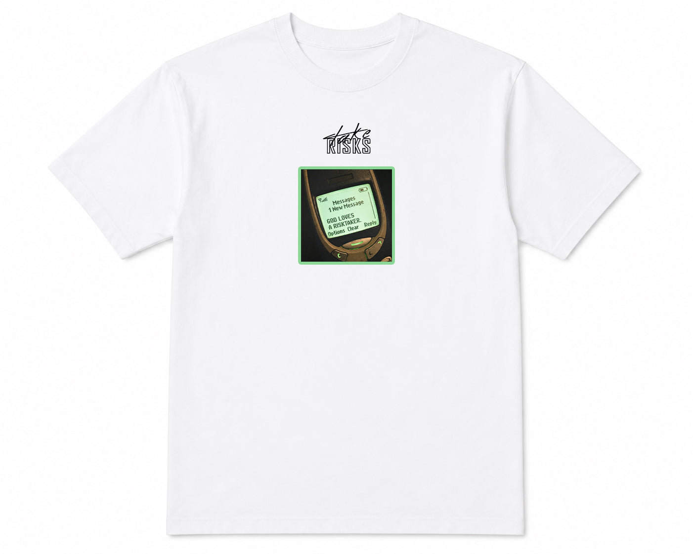 Take Risks 'N.KIA' Statement T-Shirt