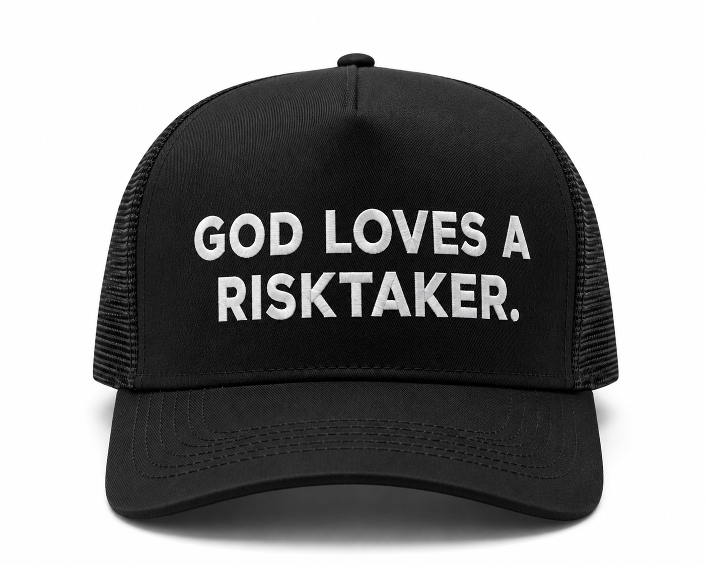 Take Risks 'GOD LOVES A RISKTAKER' Statement Cap