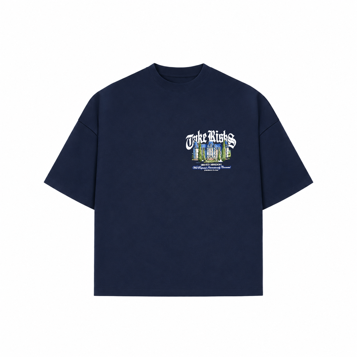 Take Risks 'Castle' Navy T-Shirt