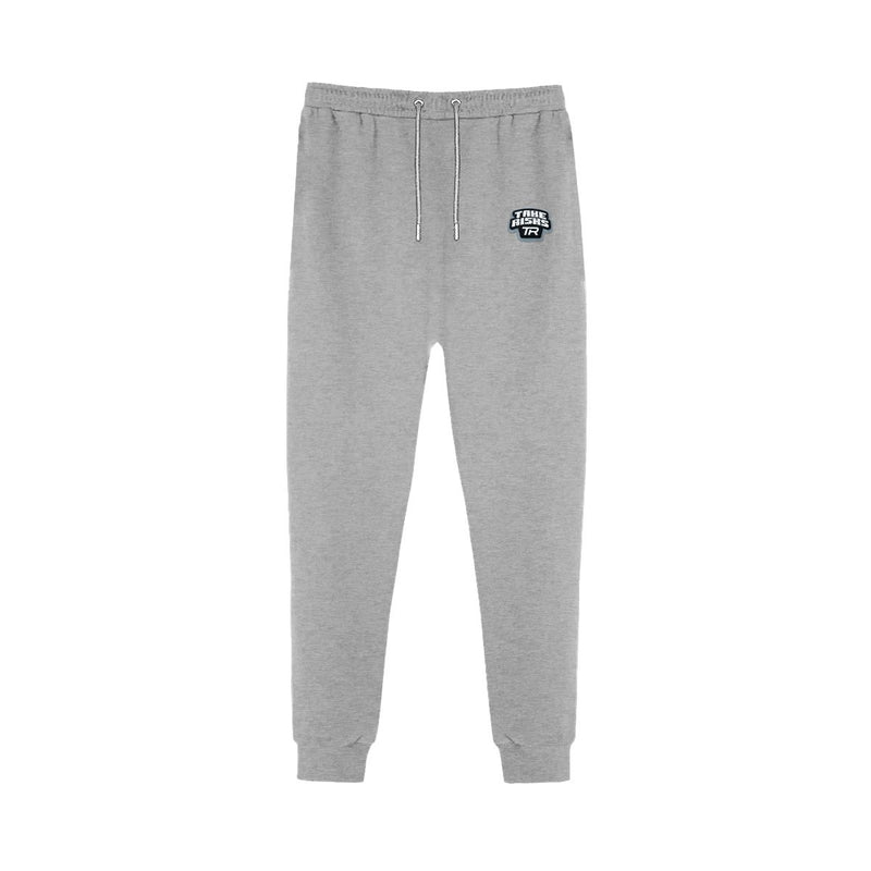 Take Risks Grey 'TR Patch' Tracksuit Pants