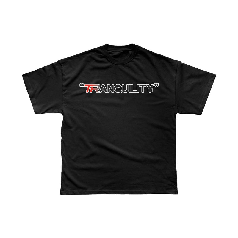 Take Risks Black 'TRanquility' T-Shirt - Red