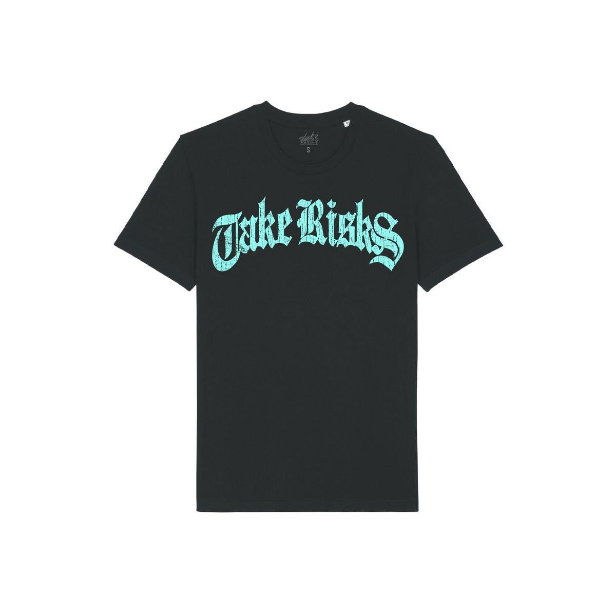 Take Risks 'Genesis' Black/Turquoise T-Shirt