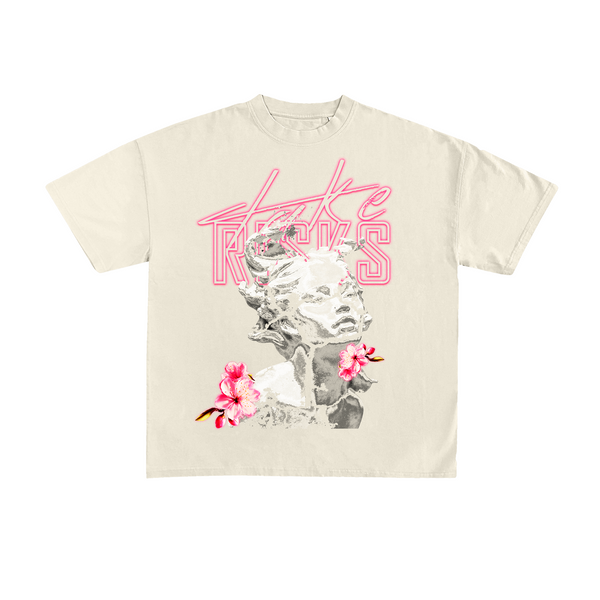 Take Risks Cream 'Fine China' Pink T-Shirt