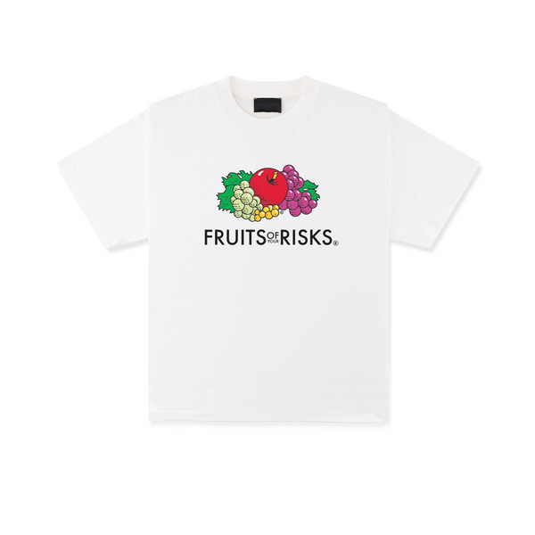 Take Risks 'Fruits Of Your Risks' White T-Shirt