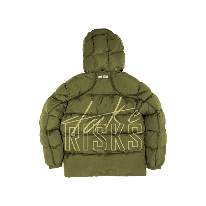 Take Risks Puffer Coat 2.0 - Khaki