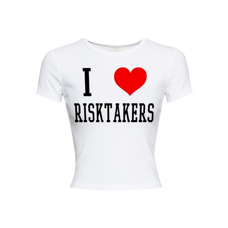Women’s I Love RiskTakers Crop T-Shirt