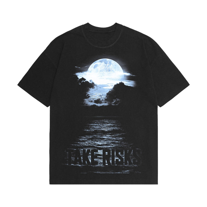 Take Risks Black Moonlighting T-Shirt
