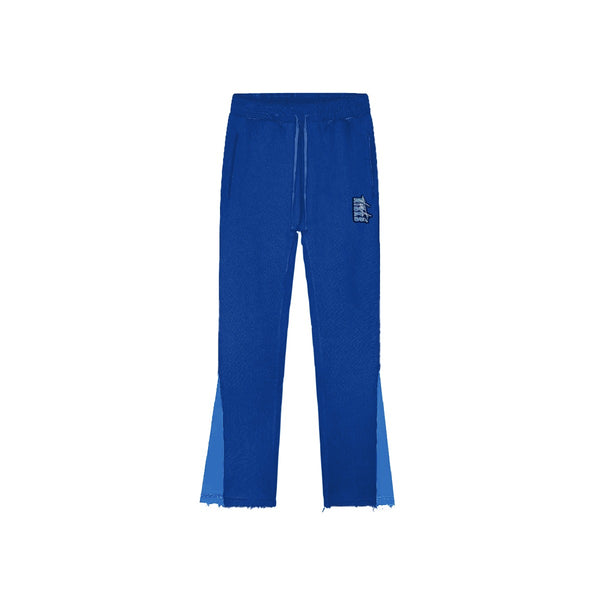 Take Risks Blue Flare Relaxed Fit Tracksuit (Pants)