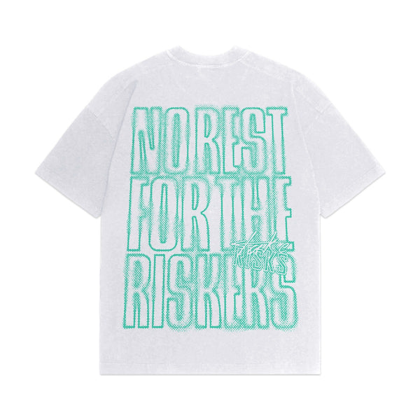 Take Risks 'No Rest' T-Shirt (White)