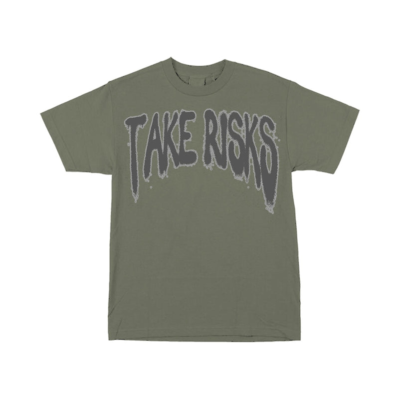 Take Risks Spray Tshirt (Khaki)