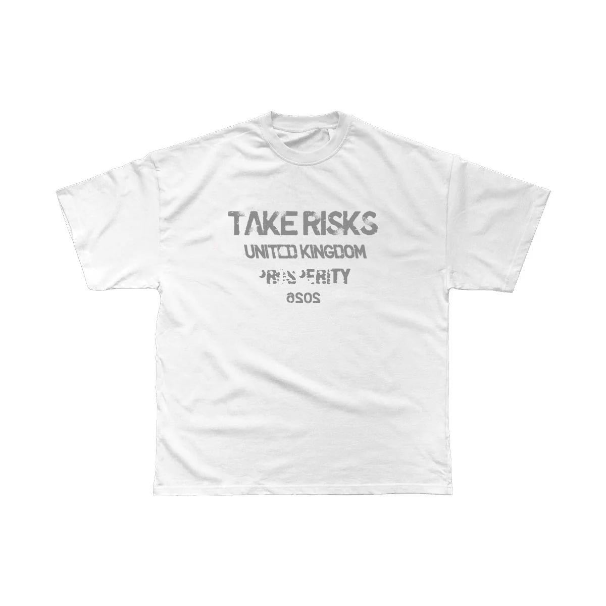 Take Risks 'Ascend' White T-Shirt