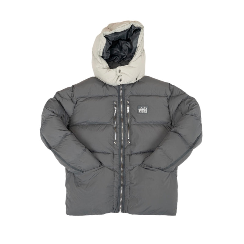 Take Risks Grey/LightGrey Puffer Coat