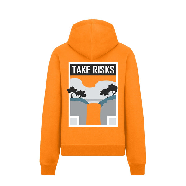 Take Risks (Orange) Serenity Hoodie