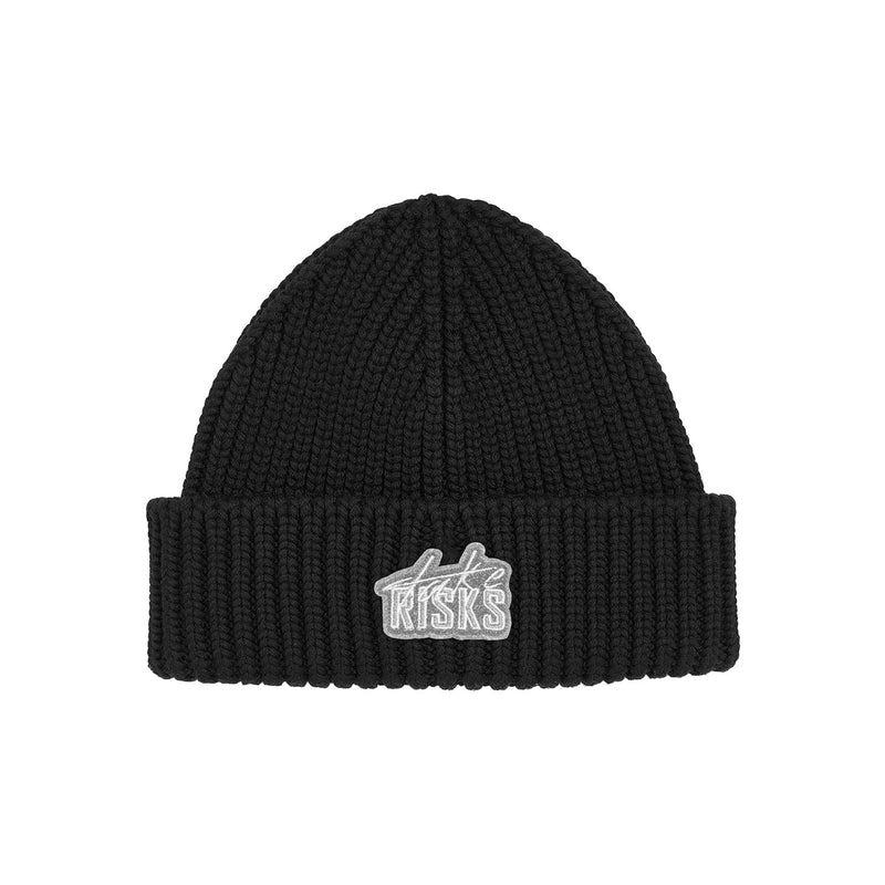 Take Risks Mini Chenille Beanie (Grey Logo)