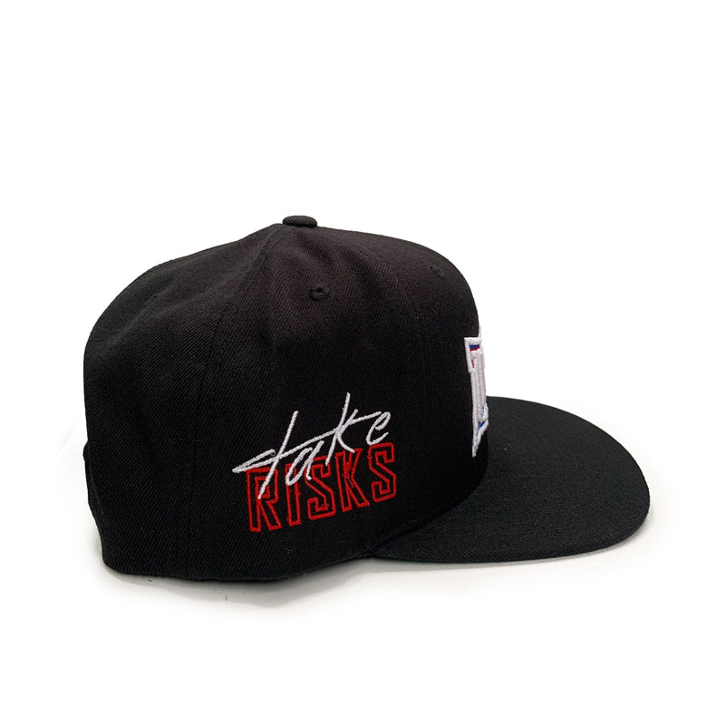 Take Risks 'RiskyLeague' Black/Red Snapback