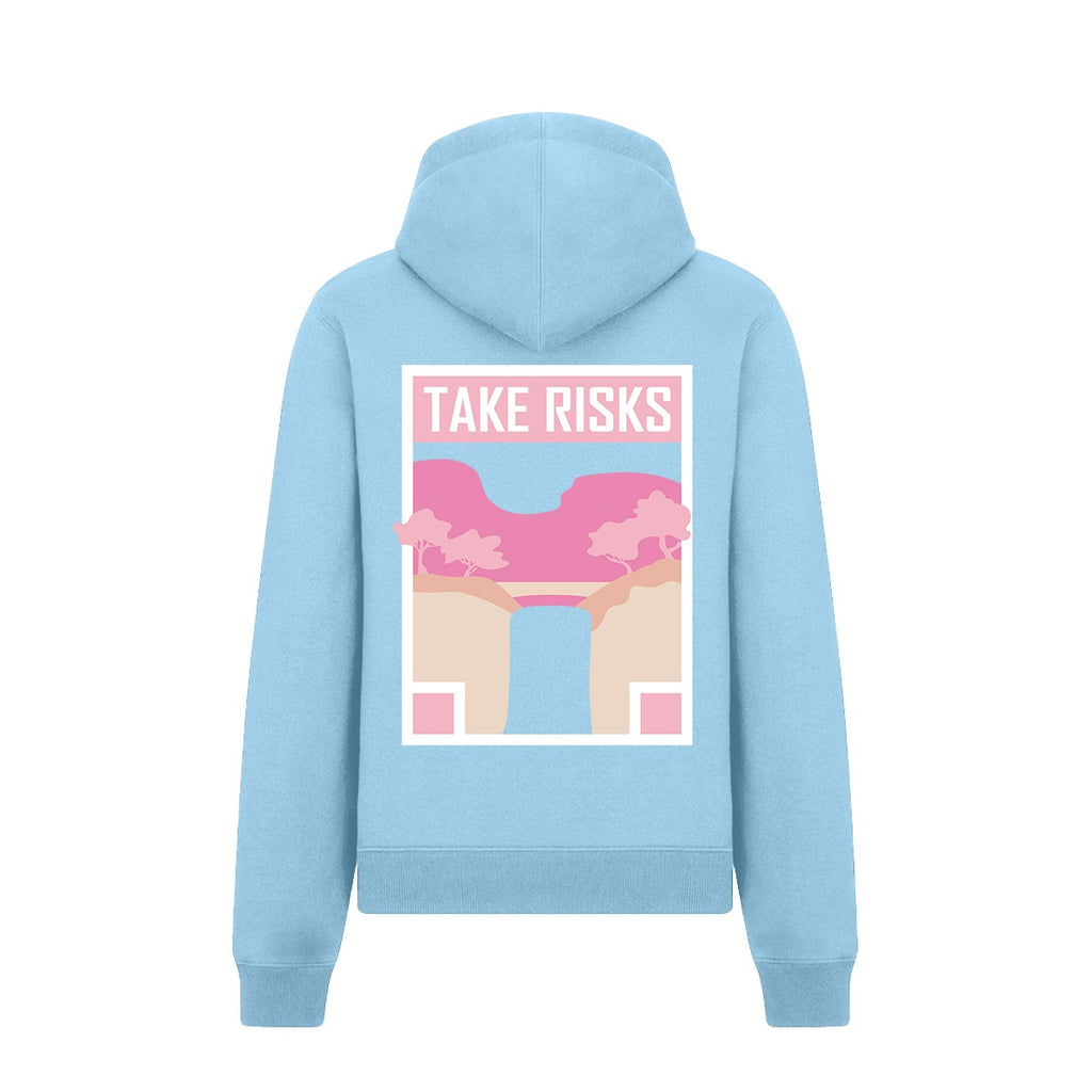 Take Risks (Blue) Serenity Hoodie