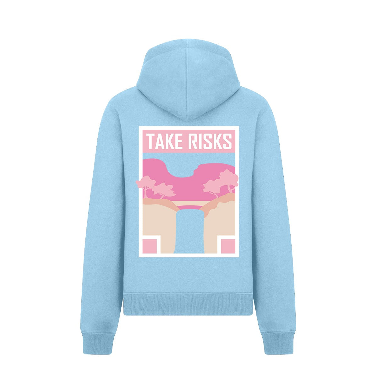 Take Risks (Blue) Serenity Hoodie