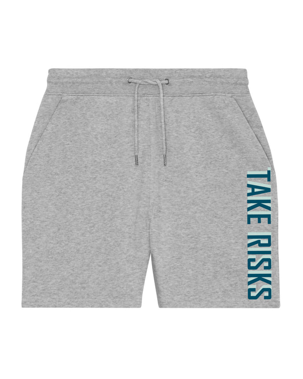 Take Risks Aqua/Azure Statement Shorts