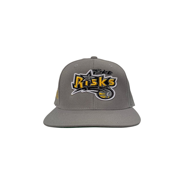 Take Risks 'RiskyLeague' Grey/Yellow Snapback