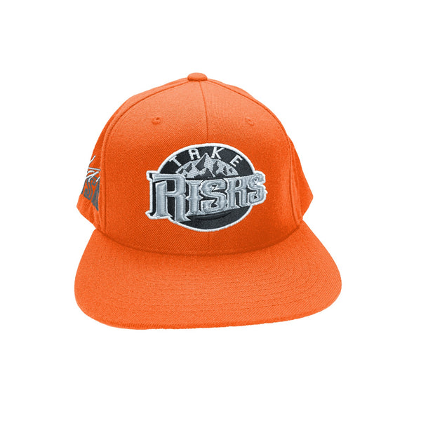 Take Risks 'RiskyLeague' Orange/Grey Snapback