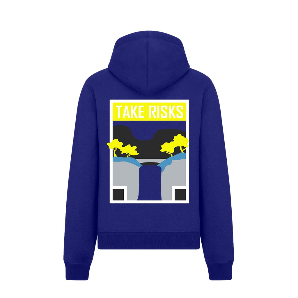 Take Risks (NavyBlue) Serenity Hoodie