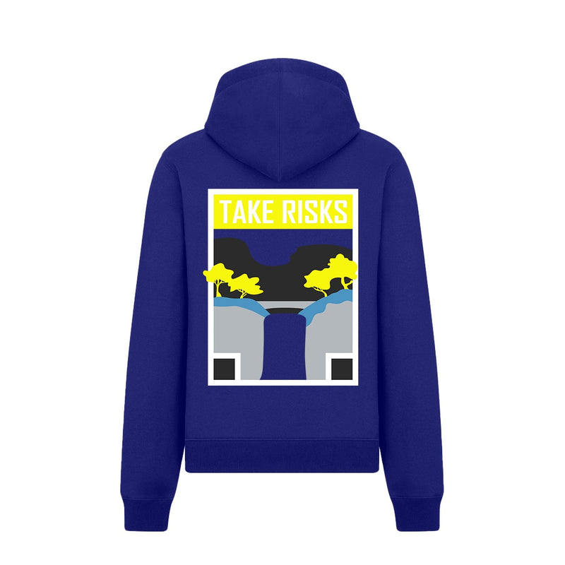 Take Risks (NavyBlue) Serenity Hoodie