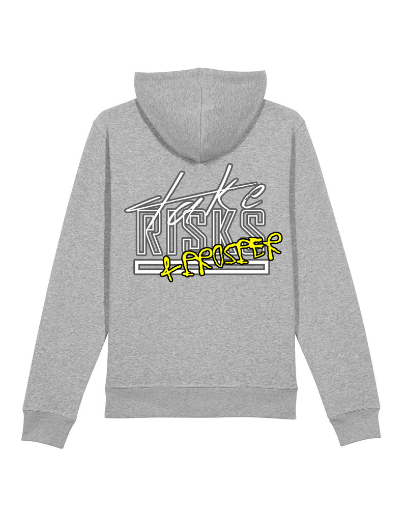 Take Risks Grey/Yellow TrackTop