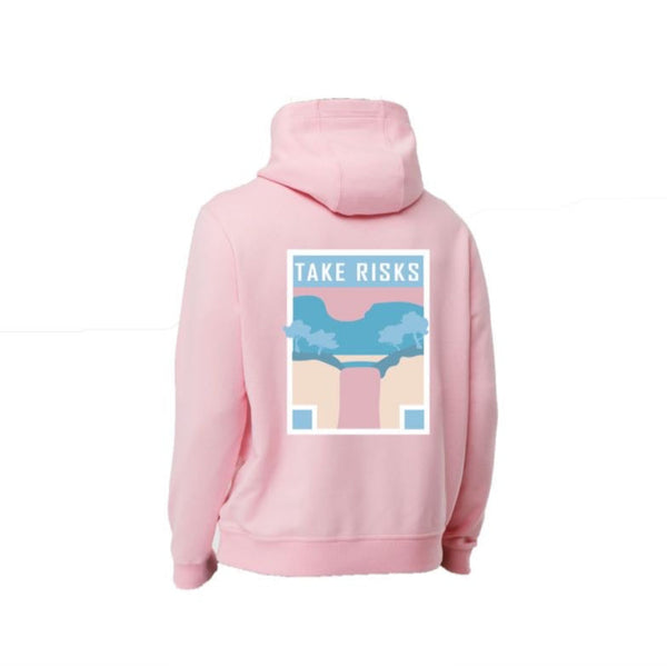 Take Risks (Pink) Serenity Hoodie