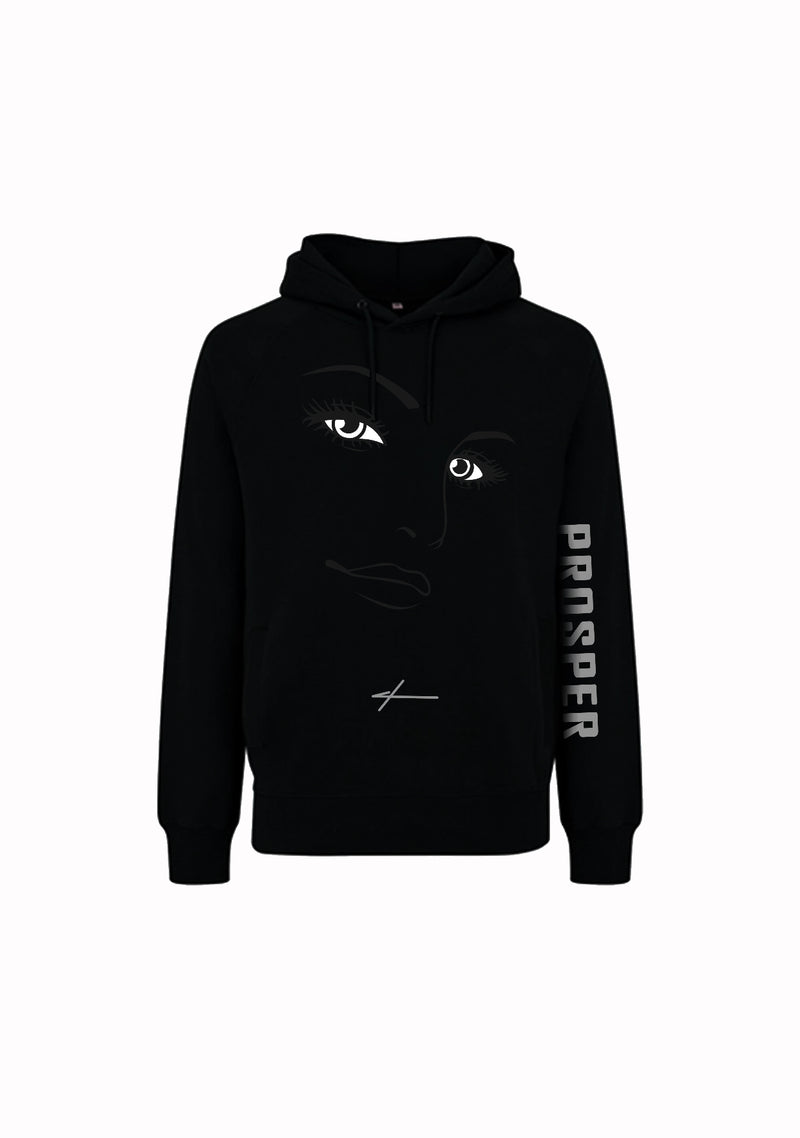 PROSPER | ALL EYES ON ME HOODIE - BLACK/GREY