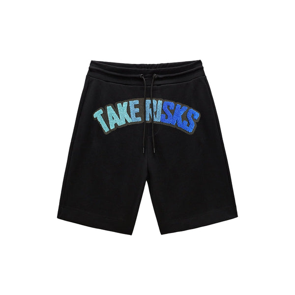 TAKE RISKS (Black) BLUESCALE SHORTS