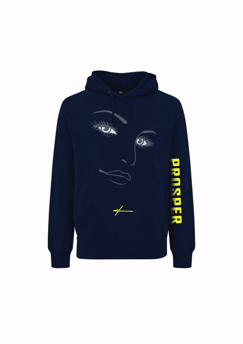 PROSPER | ALL EYES ON ME HOODIE - NAVY BLUE