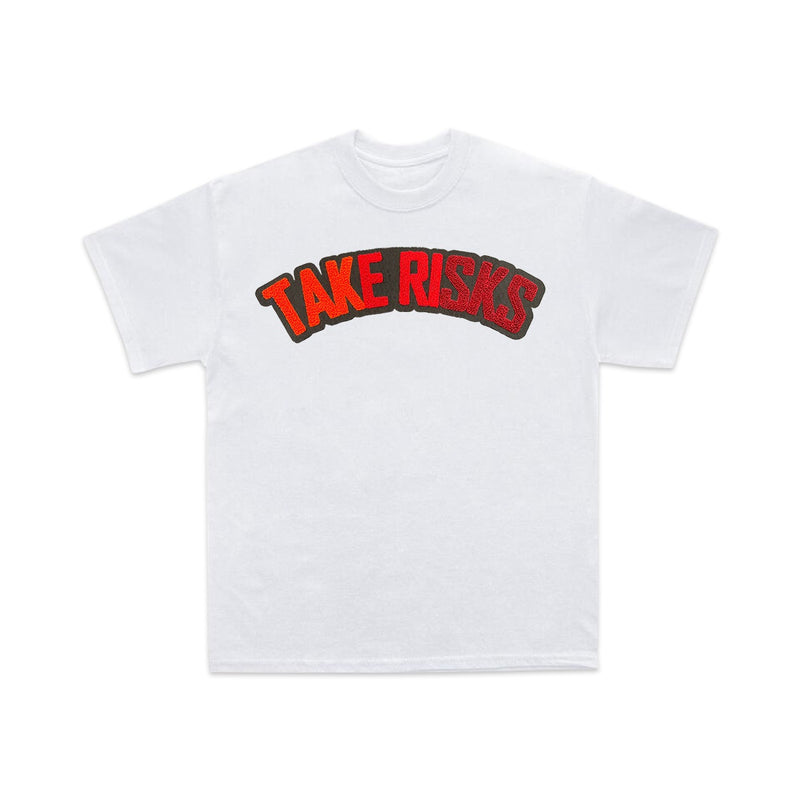 Take Risks Redscale T-Shirt (White)