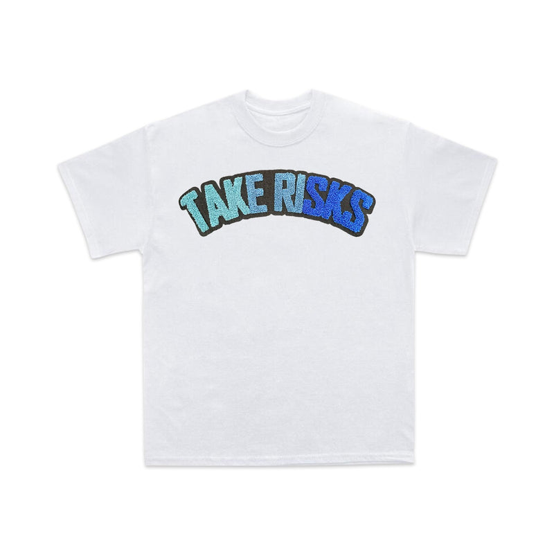 Take Risks Bluescale T-shirt (White)